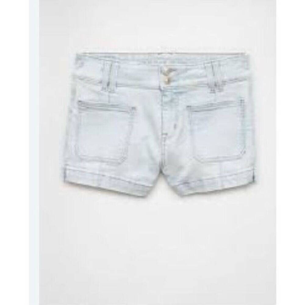 American Eagle High Rise Shortee Denim Shorts Size 18 Brand New With Tags Next L
